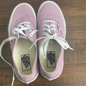 Women’s vans purple sneakers size 6.5 like new